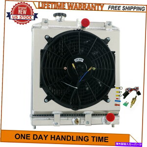 Radiator 2��̃��W�G�[�^�[+�V�����E�h�t�@��+1992�N����2000�N�̃z���_�V�r�b�ND15 D16 EK EG Integra 2 Row Radiator+Shroud Fan+Relay For 1992-2000 Honda CIVIC D15 D16 EK EG INTEGRA�y���s�A���i�z