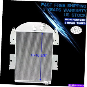 Radiator 3436 3 1934ÑA~jEWG[^[1935 1936V{[sbNAbvgbN3.4L 6 Cyl MT 3436 3 Row Aluminum Radiator For 1934 1935 1936 Chevy Pickup Truck 3.4L 6 CYL MT