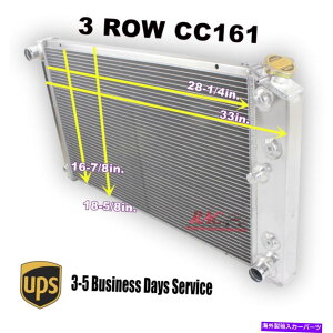 Radiator 28x17 1968-1972�̃R�A3�񃉃W�G�[�^�[Buick Skylark 71-85 Riviera 73-77 Regal 28x17 Core 3-Row Radiator for 1968-1972 Buick Skylark 71-85 Riviera 73-77 Regal�y���s�A���i�z