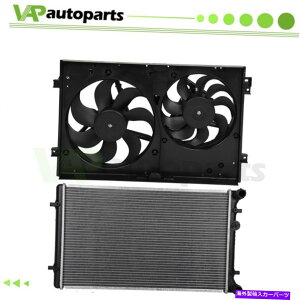 Radiator AEfBTTtHNX[QStWFb^p̃GWWG[^[Ɨpt@Lbg Engine Radiator and Cooling Fan Kit For Audi TT Volkswagen Golf Jetta