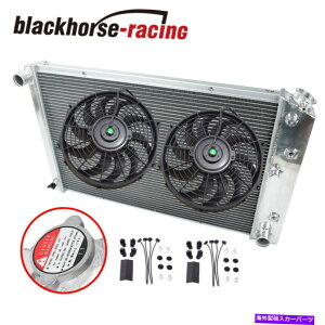 Radiator 69-88�V�{���[�J�}��/�C���p��/�J�g���XV8 3��A���~�j�E�����W�G�[�^�[+2x 12 �X�����t�@�� FOR 69-88 CHEVY CAMARO/IMPALA/CUTLASS V8 3 ROW ALUMINUM RADIATOR+2X 12 SLIM FAN�y���s�A���i�z