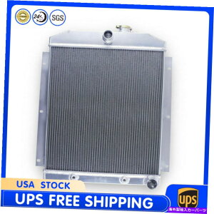Radiator 3��1947-1954�̃t���A���~�j�E�����W�G�[�^�[�V�{���[3100/3600/3800�g���b�N�s�b�N�A�b�v 3 ROWS FULL ALUMINUM RADIATOR FOR 1947-1954 CHEVY 3100/3600/3800 TRUCK PICKUP�y���s�A���i�z