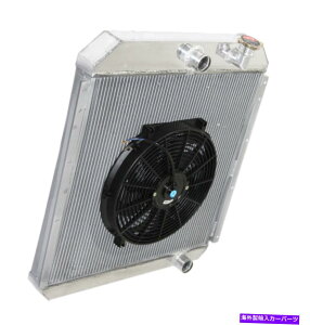 Radiator 3�R�A�p�t�H�[�}���X���W�G�[�^�[+14 �t�@��55-59 GMC�s�b�N�A�b�v�g���b�N248-370 I6/V8 MT 3 Core Performance RADIATOR+14 Fan for 55-59 GMC Pickup Truck 248-370 I6/V8 MT�y���s�A���i�z