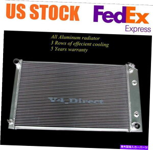Radiator G�{�f�B���W�G�[�^�[1978-1987�����e�J�����G���J�~�m���[�K���J�b�g���X3��I�[���A���~�j�E�� G-Body Radiator 1978-1987 Monte Carlo El Camino Regal Cutlass 3-Row All Aluminum�y���s�A���i�z