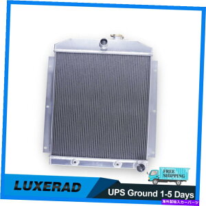 Radiator 1947-1954��3�񃌁[�X���W�G�[�^�[�A���~�j�E���V�{���[3100/3600�g���b�N�x�OL6 3 Row Racing Radiator Aluminum For 1947-1954 Chevy 3100/3600 Truck Suburban L6�y���s�A���i�z
