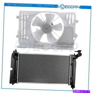 Radiator 2003�N2005�N����2008�N�̃g���^�}�g���b�N�X�J���[���̓d�C���W�G�[�^�[��p�t�@���L�b�g Electric Radiator Cooling Fan Kit For 2003 2004 2005-2008 Toyota Matrix Corolla�y���s�A���i�z