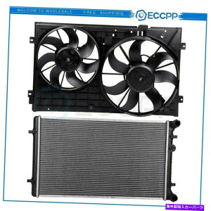 Radiator 2005�N����2006�N�̃��W�G�[�^�[��p�t�@���L�b�g�A�E�f�BTT Quattro 2003-2006�t�H���N�X���[�Q���S���t Radiator Cooling Fan Kit For 2005-2006 Audi TT Quattro 2003-2006 Volkswagen Golf�y���s�A���i�z