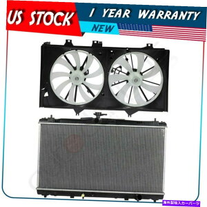 Radiator 2012N2013N2014-2017g^J̃GWpt@ƃWG[^[AZu Engine Cooling Fan and Radiator Assembly For 2012 2013 2014-2017 Toyota Camry