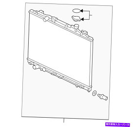 Radiator 本物のホンダラジエーター（デンソ）19010-5MR-A01 Genuine Honda Radiator (Denso) 19010-5MR-A01