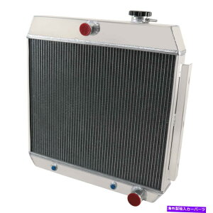 Radiator 3��̃A���~�j�E�����W�G�[�^�[��1955 1956 1957�V�{���[�x���G�A�V�q���f�����CV8 3 Row Aluminum Radiator Fits 1955 1956 1957 Chevy Bel-Air Nomad Cars Del-Ray V8�y���s�A���i�z