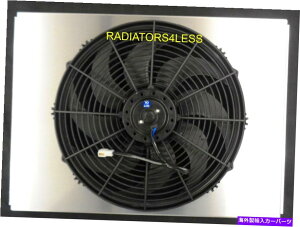 "Radiator �V�����A���~�j�E�����W�G�[�^�[�t�@���V�����E�hw/ 16 ""�t�@��63 64 65 66�V�{���[�g���b�N�s�b�N�A�b�vC10 NEW ALUMINUM RADIATOR FAN SHROUD W/ 16"" FAN 63 64 65 66 CHEVY TRUCK PICKUP C10�y���s�A���i�z"