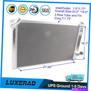 Radiator 3ROWRAWG[^[1973-1976 1974 1975V{[RxbgC3 V8 5.7L 7.4LGW 3Row Core Radiator for 1973-1976 1974 1975 Chevy Corvette C3 V8 5.7L 7.4L Engine