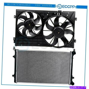 Radiator 2006 2007 2008 2009�t�H���N�X���[�Q���E�T�M�̓d�C���W�G�[�^�[��p�t�@���L�b�g Electric Radiator Cooling Fan Kit For 2006 2007 2008 2009 Volkswagen Rabbit�y���s�A���i�z