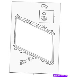 Radiator {̃z_WG[^[if\j19010-R5A-A51 Genuine Honda Radiator (Denso) 19010-R5A-A51
