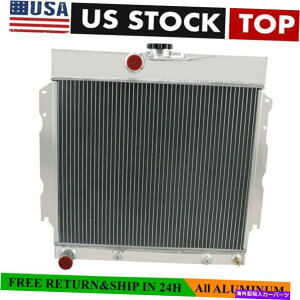 Radiator 3?1��A���~�j�E�����W�G�[�^�[�t�B�b�g1963?1968 Dodge/Plymouth Mopar V8 22 ''���C�h�R�A 3~Row Aluminum Radiator fit 1963~1968 Dodge/Plymouth Mopar V8 22'' Wide Core�y���s�A���i�z