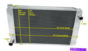 Radiator RR�`�����s�I��3�񃆃j�o�[�T���N���X�t���[24 �R�A���W�G�[�^�[�t�H�[�hconfig��un24-fd RR Champion 3 Row Universal Crossflow 24 Core Radiator Ford Config #UN24-FD�y���s�A���i�z