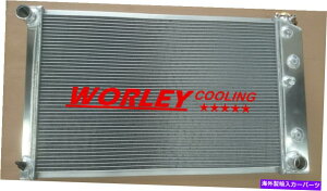 Radiator �V�{���[�̃A���~�j�E�����W�G�[�^�[�V�{���[�J�}��GMC 5.0L 5.7L 1970-1981�I�[�g�}�j���A�� Aluminum Radiator For Chevy Chevrolet Camaro GMC 5.0L 5.7L 1970-1981 Auto Manual