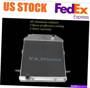 Radiator 1939�N40 41 Ford Deluxe Mercury Ford v8 3 row�t���A���~�j�E�����W�G�[�^�[CC4001FD For 1939 40 41 Ford Deluxe Mercury Ford V8 3 Row full Aluminum Radiator CC4001FD�y���s�A���i�z