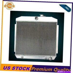 Radiator 3A~jEWG[^[tBbg1955 56 57V{[xGAV8GWRAT|[g 3 Rows Aluminum Radiator Fit 1955 56 57 Chevrolet Bel Air V8 Engine Core Support