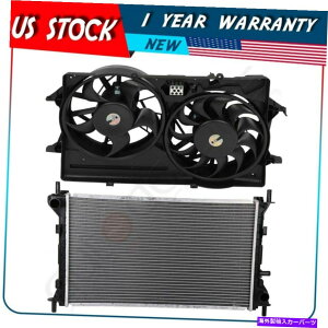 Radiator 2003N2004ÑtH[htH[JX̃GWdCpt@ƃWG[^[AZu Engine Electric Cooling Fan and Radiator Assembly For 2003-2004 Ford Focus
