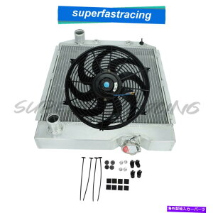 Radiator 60-65�t�H�[�h�����`�F��V8�A���~�j�E�����W�G�[�^�[3row+14 �X������p�t�@���u���b�N For 60-65 Ford Ranchero V8 Aluminum Radiator 3Row+14 Slim Cooling Fan Black�y���s�A���i�z