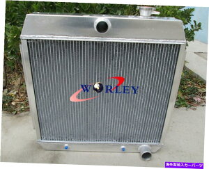 Radiator 3��̃A���~�j�E�����W�G�[�^�[�p�x���G�AV8 W/�N�[���[1955-1957 55 56 57 3 Row Aluminum Radiator FOR Chevy Bel Air V8 W/Cooler 1955-1957 55 56 57