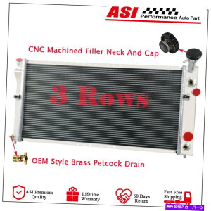 Radiator 3��A���~�j�E�����W�G�[�^�[��97-03�r���C�b�N���[�K��/�|���e�B�A�b�N�O�����v��/�I�[���Y�̉A�d�ɓK�����܂� 3 ROWS ALUMINUM RADIATOR FITS 97-03 BUICK REGAL/PONTIAC GRAND PRIX/OLDS INTRIGUE�y���s�A