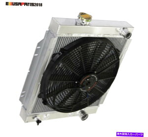 Radiator �V����3�R�A�p�t�H�[�}���X���W�G�[�^�[+16�C���`�t�@��64-66�t�H�[�h�}�X�^���O�x�[�XV8 I6 MT New 3 Core Performance RADIATOR+16 Fan for 64-66 Ford Mustang Base V8 I6 MT�y���s�A���i�z