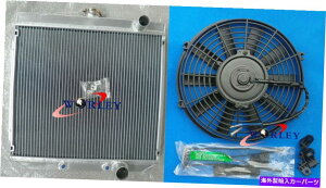 Radiator 3tH[ht@RXR XT XW XY 289 302 351 1969-1972̃RAA~jEWG[^[ +t@ 3 core aluminum radiator + fan for FORD Falcon XR XT XW XY 289 302 351 1969-1972