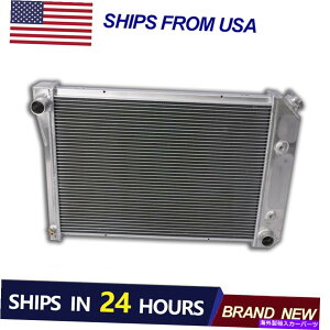 Radiator 1973-1974�V�{���[�m���@���r���C�b�N�A�|��V8�A���~�j�E�����W�G�[�^�[�̑�֕i Replacement For 1973-1974 Chevrolet Nova & Buick Apollo V8 Aluminum Radiator AT�y���s�A���i�z
