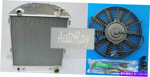 Radiator 3 row���f��-t chev�o�P�b�g�t�H�[�h�O�����V�F��1924-1927 Hotrod Radiator + 16 ''�t�@�� 3 ROW Model-T Chev Bucket ford GRILL SHELLS 1924-1927 HOTROD Radiator + 16'' Fan�y���s�A���i�z