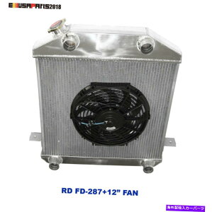 Radiator 3RAptH[}XWG[^[+12 "t@39-41 Flathead L-Head V8 YubN 3 Core Performance RADIATOR+12" Fan for 39-41 Flathead L-Head V8 Y-Block
