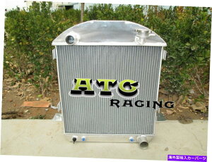Radiator �t�H�[�h���f���̃A���~�j�E�����W�G�[�^�[T�o�P�b�g�O�����V�F��1924-1927 3row 62mm 25 26 Aluminum Radiator for Ford Model T-Bucket Grill Shells 1924-1927 3Row 62mm 25 26�y���s�A���i�z