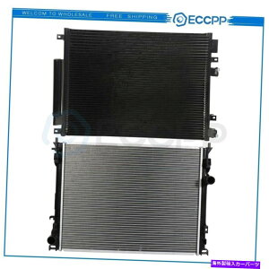 Radiator 05-09̃A~jEWG[^[ƃRfT[pLbgNCX[300_bW[d Aluminum Radiator & Condenser Cooling Kit For 05-09 Chrysler 300 Dodge Charger