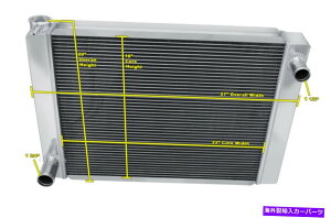 Radiator DR�`�����s�I��3�񃆃j�o�[�T���N���X�t���[22 �R�A���W�G�[�^�[�t�H�[�hconfig��un22-fd DR Champion 3 Row Universal Crossflow 22 Core Radiator Ford Config #UN22-FD�y���s�A���i�z