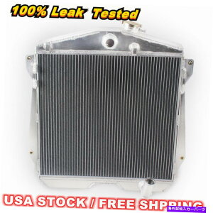 Radiator 3ROW�A���~�j�E�����W�G�[�^�[1943-1948�V�{���[�t���[�g���C��/�t���[�g�}�X�^�[/�X�^�C���}�X�^�[L6 3Row Aluminum Radiator For 1943-1948 Chevy Fleetline/FleetMaster/Stylemaster L6