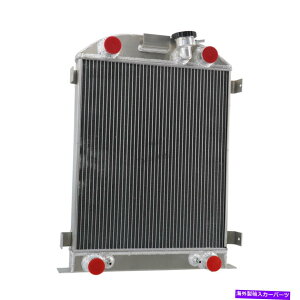 Radiator tH[htbgwbhGŴ߂̃A~jE3񃉃WG[^[N[[v8 1932XgbNč Aluminum 3 Row Radiator Cooler For Ford Flat Head Engine V8 1932 Stock Height US