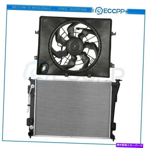 Radiator 2014-2015 Kia Optima�̓d���G���W�����W�G�[�^�[��p�t�@���L�b�g Electric Engine Radiator Cooling Fan Kit For 2014-2015 Kia Optima�y���s�A���i�z