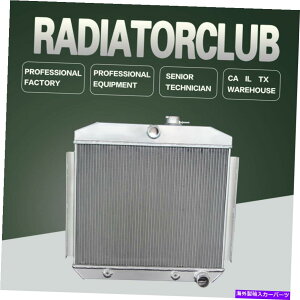 Radiator 55-57��3��A���~�j�E�����W�G�[�^�[�V�{���[�V�{���[�x���G�A�f�����C6cyl L6 3 Row Aluminum Radiator For 55-57 Chevrolet CHEVY Bel Air Del Ray 6CYL L6�y���s�A���i�z
