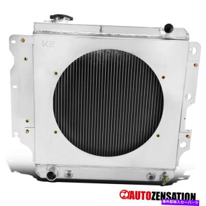 Radiator �t�B�b�g1987-2006�W�[�v�����O���[TJ YJ V8 3��A���~�j�E����p���W�G�[�^�[�t�@���V�����E�h Fit 1987-2006 Jeep Wrangler TJ YJ V8 3 Row Aluminum Cooling Radiator Fan Shroud�y���s�A���i�z