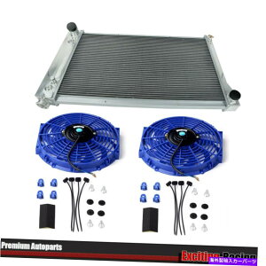 Radiator [VOA~jEWG[^[3 + 2 PCS 12 "67-72V{[/GMC C/K̐Xt@ Racing Aluminum Radiator 3 Row + 2 PCS 12" Blue Slim Fan For 67-72 CHEVY/GMC C/K