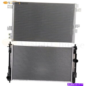 Radiator 2011 - 14�N�̃A���~�j�E�����W�G�[�^�[��AC�R���f���T�[�L�b�gChrysler 200�W�[�v�p�g���I�b�g�h�b�W Aluminum Radiator&AC Condenser Kit For 2011-14 Chrysler 200 Jeep Patriot Dodge�y���s�A���i�z