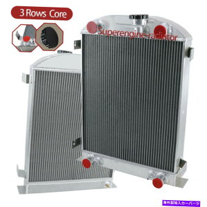 Radiator 3RAA~jEWG[^[ɓK1930-1932 1931 Ford Flathead V8GWAT/MT 3-Rows Core Aluminum Radiator Fits 1930-1932 1931 Ford Flathead V8 Engine AT/MT