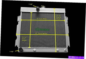 Radiator 3A~jEWG[^[1635v}Xt[[_bWXe[VS_[gT{C 3 ROW Aluminum Radiator 1635 For Plymouth Fury Dodge Station Wagon Dart Savoy AT