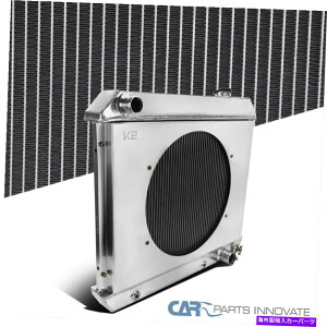 Radiator tBbg63-66 C/K 61-66{lrv8 3RAp[XWG[^[+t@VEh Fits 63-66 C/K 61-66 Bonneville V8 3 Row Core Cooling Racing Radiator+Fan Shroud