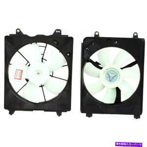 Radiator Honda Civic 2006-2011�̐V������p�t�@���A�Z���u���h���C�o�[�Ə�q��LH RH New Cooling Fan Assembly Driver & Passenger Side LH RH for Honda Civic 2006-2011�y���s�A���i�z