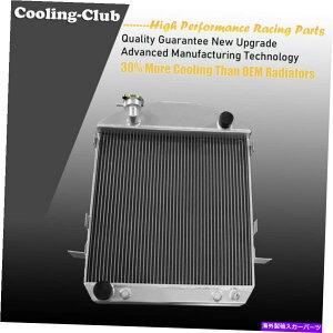 Radiator �t�B�b�g1924-1927�t�H�[�h���f��T�o�P�b�g�t�H�[�h�G���W��62mm�R�A3��A���~�j�E�����W�G�[�^�[ Fit 1924-1927 Ford Model T Bucket Ford Engine 62mm Core 3 Row Aluminum Radiator�y���s�A���i�z