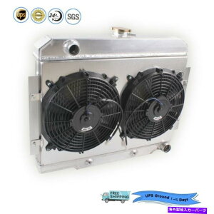 Radiator 72-86�p�W�[�vCJ5 CJ6 CJ7�V�{���[350 V8�G���W���X���b�v3�񃉃W�G�[�^�[�V�����E�h�t�@�� For 72-86 Jeep CJ5 CJ6 CJ7 Chevy 350 V8 Engine Swap 3 Row Radiator Shroud Fan�y���s�A���i�z