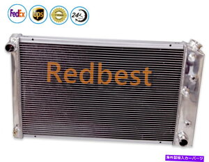 Radiator 1970�N����1988�N�̃V�{���[�����e�J����/�r���C�b�N���[�K��/ GMC�J�o����4ROW ALU���W�G�[�^�[ For 1970-1988 Chevrolet Monte Carlo/ Buick Regal/GMC Caballero 4Row Alu Radiator