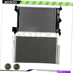 Radiator 2013N2014N2015 2016 2017 2018V{[\jbÑJ[WG[^[A/CRfT[ Car Radiator and A/C Condenser For 2013 2014 2015 2016 2017 2018 Chevrolet Sonic